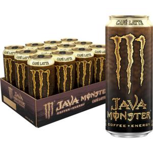 imageJava Monster Loca Moca Coffee  Energy Drink 15 Ounce Pack of 12Caf Latte