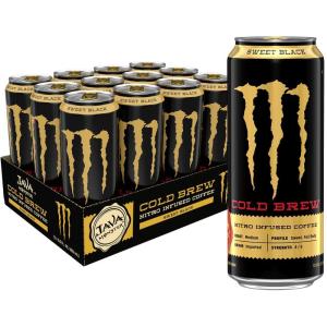 imageJava Monster Loca Moca Coffee  Energy Drink 15 Ounce Pack of 12Nitro Cold Brew Sweet Black