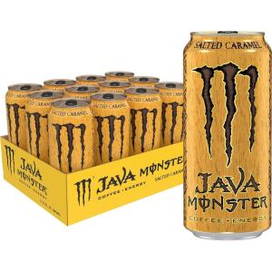 imageJava Monster Loca Moca Coffee  Energy Drink 15 Ounce Pack of 12Salted Caramel