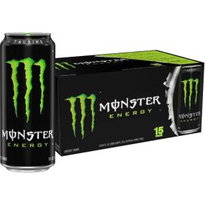 imageMonster Energy Drink Green Original 16 Ounce Pack of 15