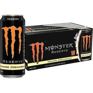 imageMonster Energy Reserve Orange Dreamsicle Energy Drink 16 Ounce Pack of 15orange